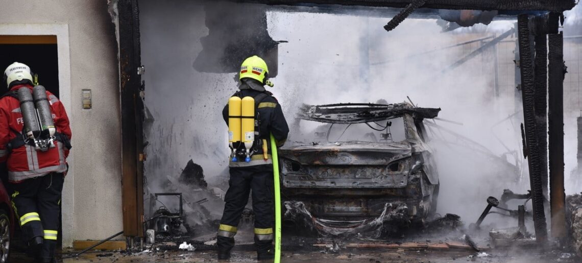16 – Brandeinsatz – Garagenbrand in Landegg
