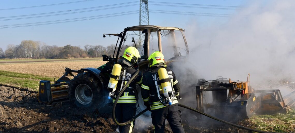 122 – Brandeinsatz – Traktorbrand