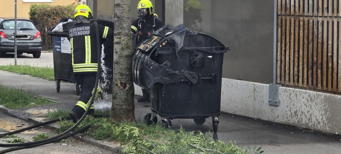 59 – Brandeinsatz – Mistkübelbrand