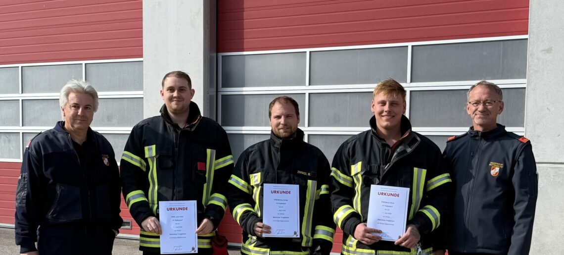 Modul Abschluss Truppmann bei der Feuerwehr Trumau