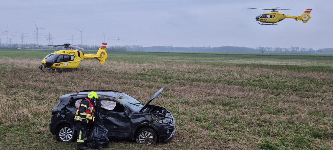 Technischer Einsatz – Verkehrsunfall – Menschenrettung